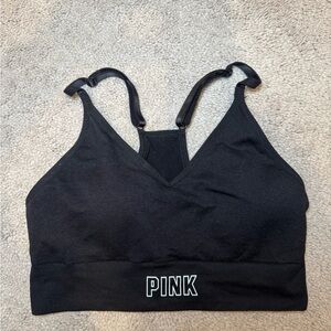 PINK Victoria's Secret Black Sports Bra